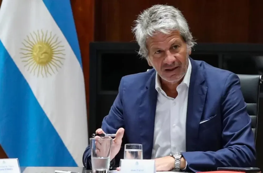 EL FISCO. Juan Pazo, titular de ARCA, cuando presentó el nuevo régimen.