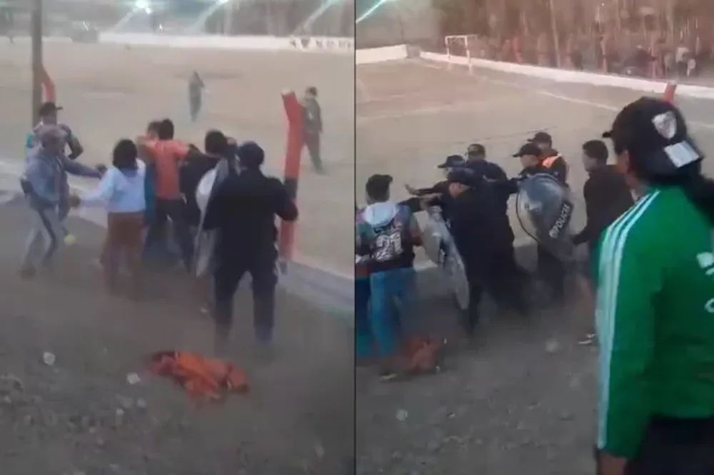 Batalla campal en el fútbol calingastino: Horizontes Juveniles se desligó