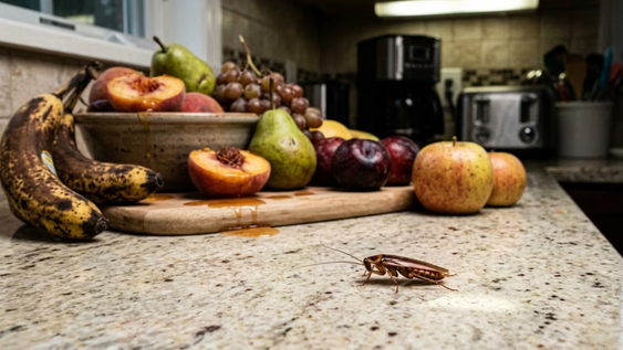 no  dejes esta fruta en tu cocina porque atrae cucarachas cuando madura