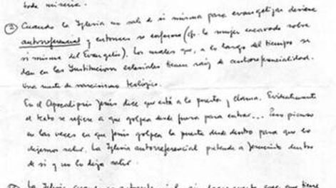 Revelaron un documento que pudo decidir la elección del Papa