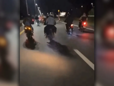 Un video captó el momento del accidente de tránsito. Un video captó el momento del accidente de tránsito.