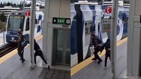 Ataque en el andén: lo empujaron a las vías cuando pasaba el tren y sobrevivió de milagro