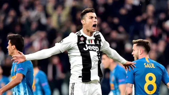 Cristiano Ronaldo marcó tres goles y la Juventus eliminó al Atlético Madrid de Simeone