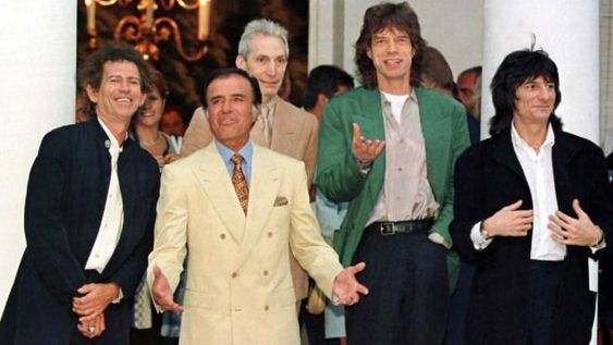 La intimidad de los Rolling Stones en Argentina y el encuentro con Carlos Menem