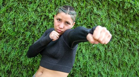 Debut. Natacha Heredia combatirá en Buenos Aires abriendo su temporada de Full Contact.