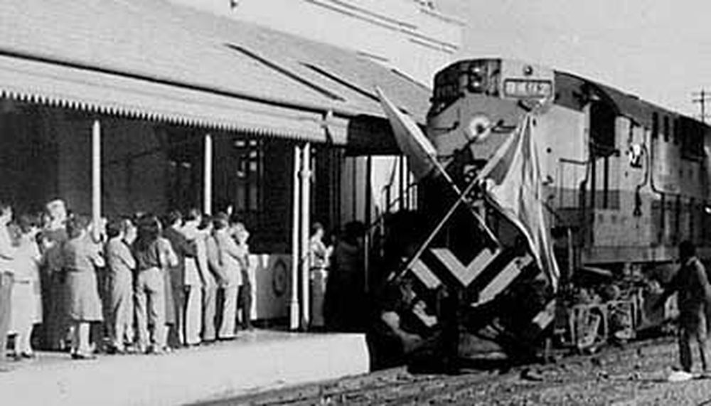 Riofrío dijo que “San Juan recuperó el ferrocarril”