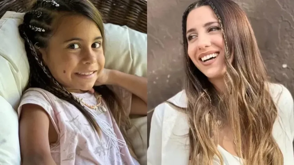 Cinthia Fernández mostró los “abdominales” de su hija y generó una ola de comentarios