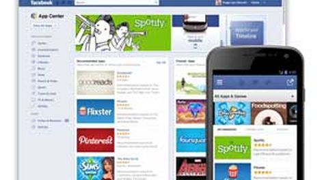 El App center de Facebook