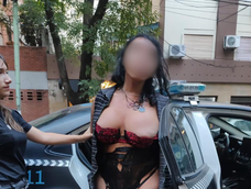 una mujer trans se resistio a un control de alcoholemia, atropello a una policia y choco con un patrullero una mujer trans se resistio a un control de alcoholemia, atropello a una policia y choco con un patrullero