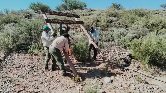 Nueva cartelería en La Ciénaga
