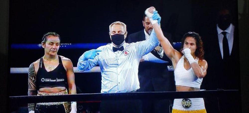 Cecilia Román cayó por puntos en Estados Unidos