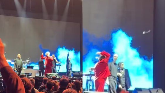 Fito Páez, enojado.