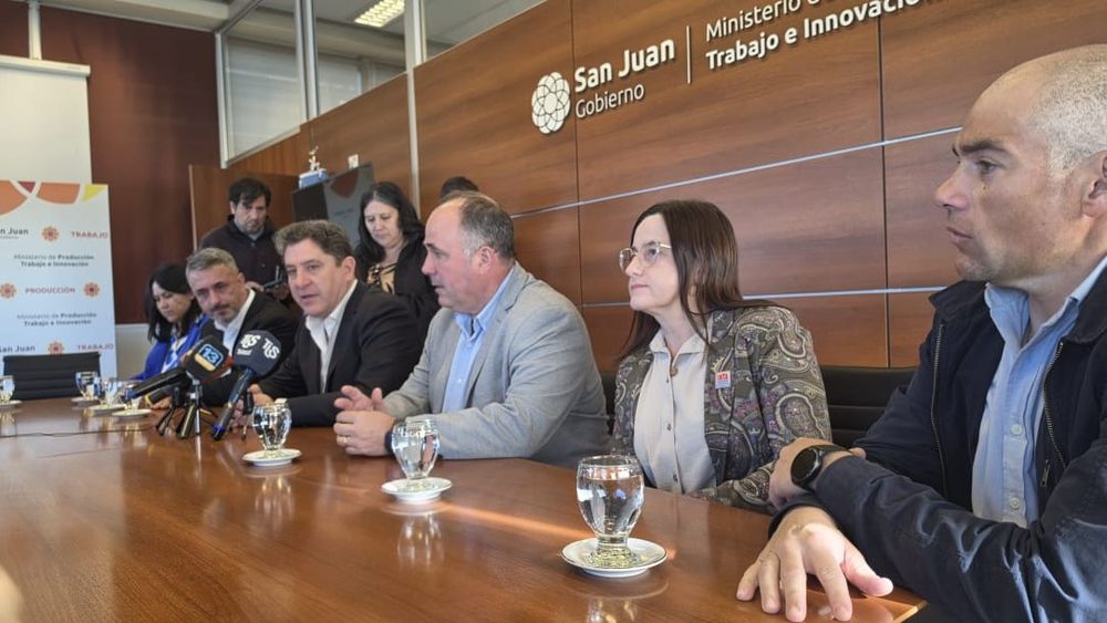 La presentación del plan sanitario se hizo ante la prensa. Las aplicaciones contra la polilla de la vid arrancarán con la primera alerta del SENASA.