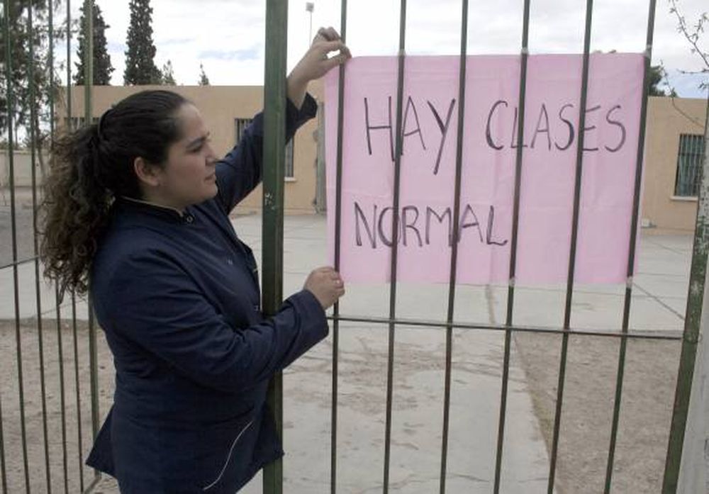 Tras 6 días sin clases  volvieron a las aulas