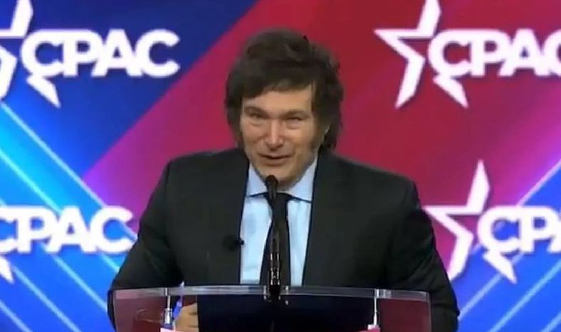 Milei cantó en pleno acto en Estados Unidos y se viralizó: “Yo soy el león”