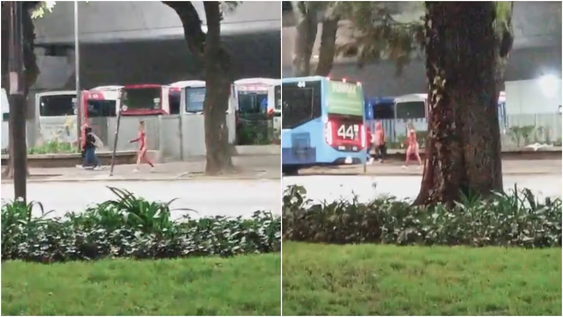 Video de Candela Arizaga caminando desorientada.
