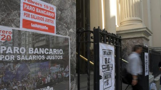 La Bancaria aseguró que el paro tuvo una adhesión de 95%