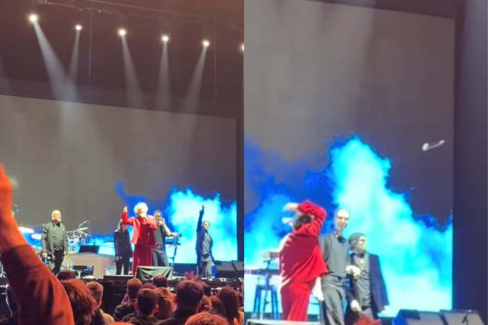 Fito Páez, enojado.