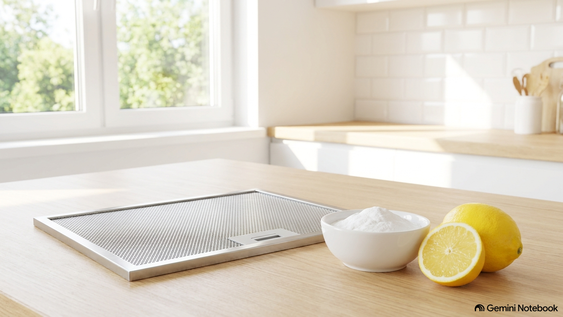 como limpiar la grasa de la campana de la cocina con agua hirviendo, bicarbonato y sin raspar