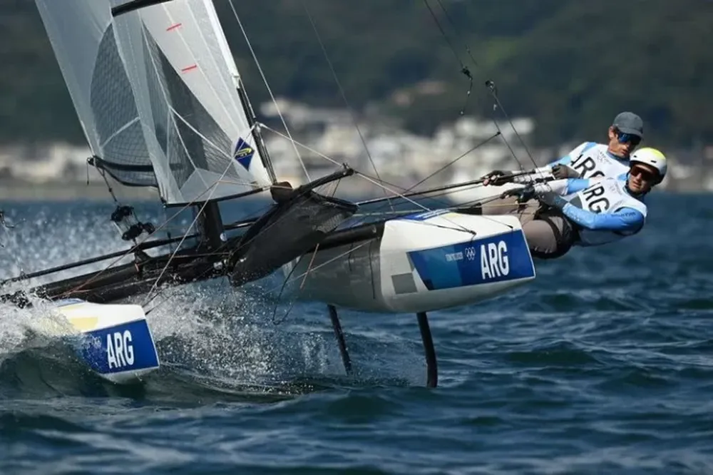 Gran cierre para Lange y Carranza: ganaron la Medal Race