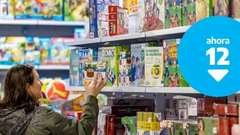 Incorporan al Ahora 12 la venta de juguetes en los súper e hiper