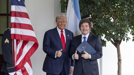 Donald Trump y Javier Milei.