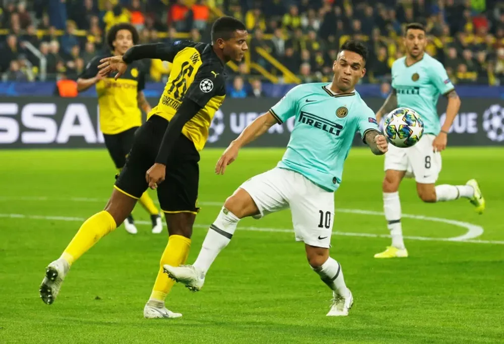 Lautaro Martínez marcó en la derrota del Inter ante el Borussia Dortmund