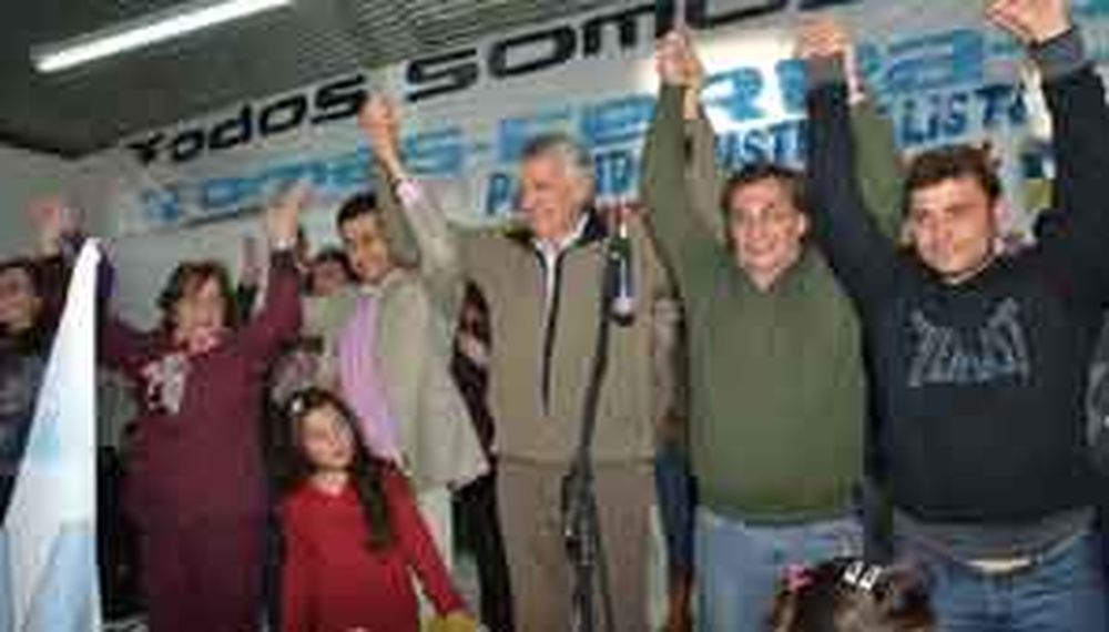 Los precandidatos del FpV desembarcaron en San Martín