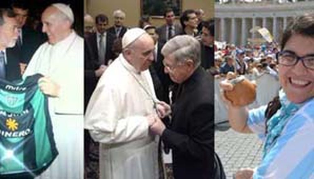 Los sanjuaninos que llegaron al Papa Francisco