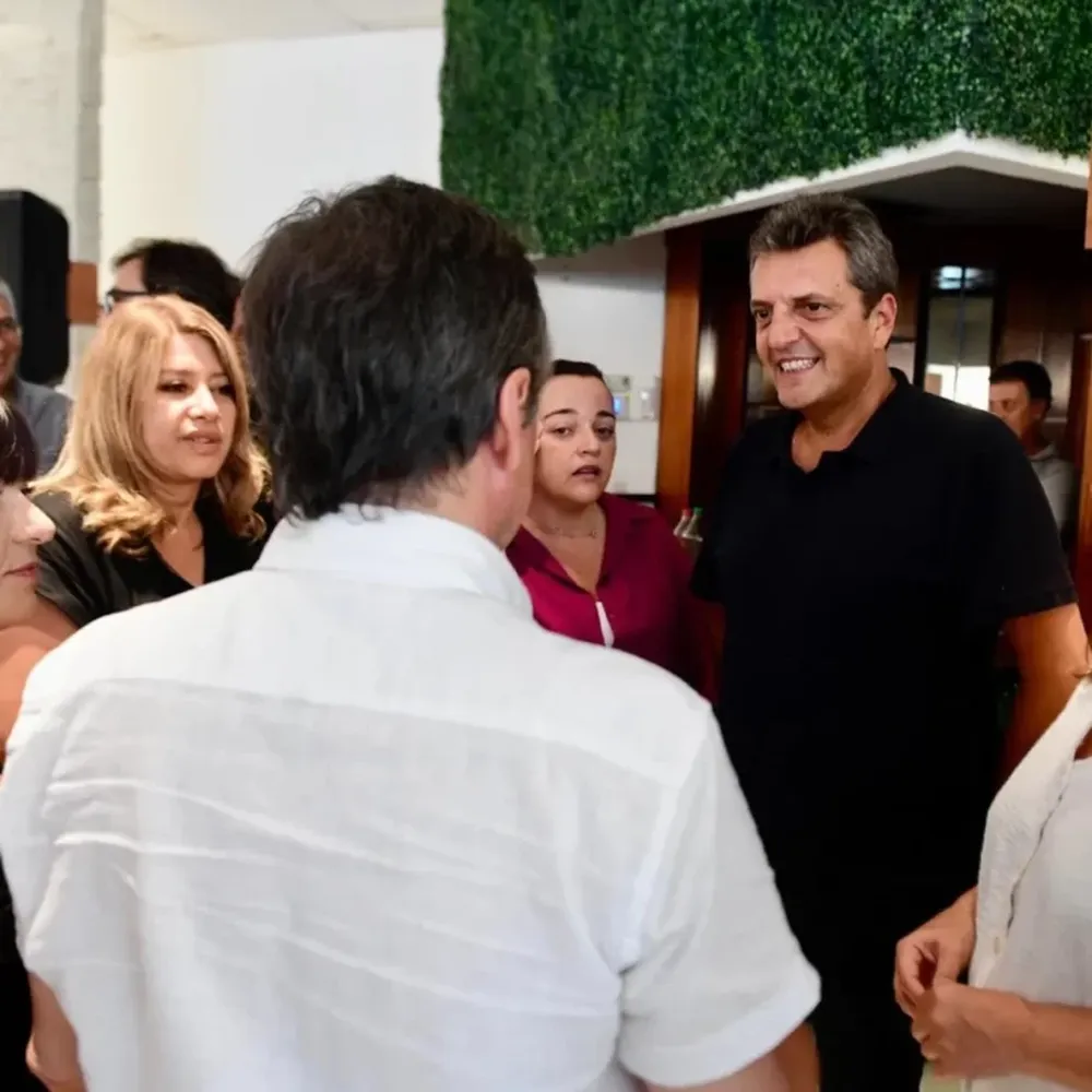 Reapareció Massa en Buenos Aires