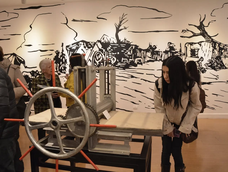 En el marco de Proyecto Grabado 2026, el Museo Franklin Rawson también exhibe muestras temáticas, como la que rinde tributo a José María Pineda, uno de los pioneros del grabado sanjuanino.