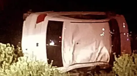 Tiene 12 años, le sacó el auto a sus padres y volcó en la ruta