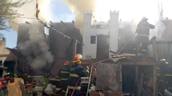Grandes pérdidas en una casa de Pocito, por un cortocircuito