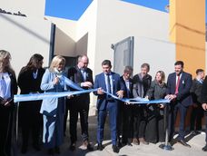 Orrego en la inauguración del nuevo CIC. Orrego en la inauguración del nuevo CIC.