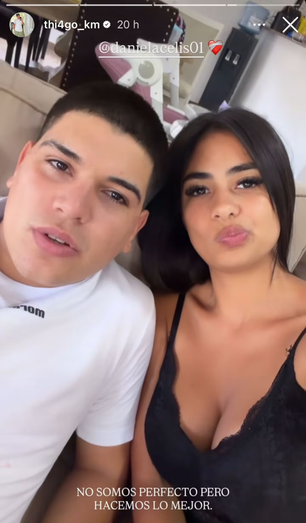 Thiago Medina y Daniela Celis hablaron su relaci&oacute;n. (Foto: Instagram/thi4go_km)