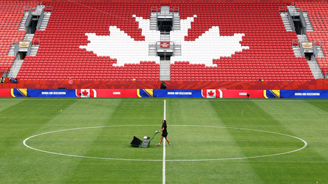 Estadio en Canadá.