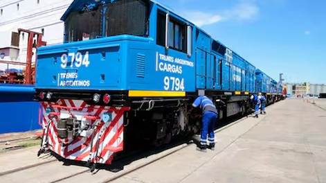 Tren de cargas. Imagen google.