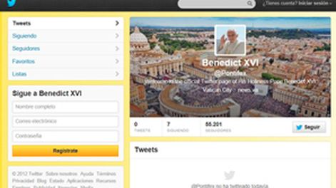 El papa llega a Twitter