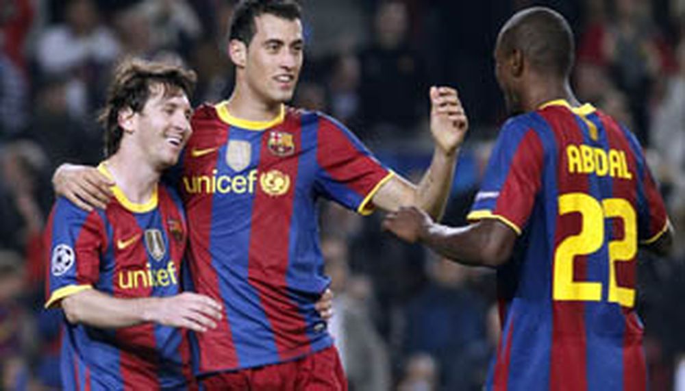 Barcelona le ganó a un equipo danés con dos goles de Messi