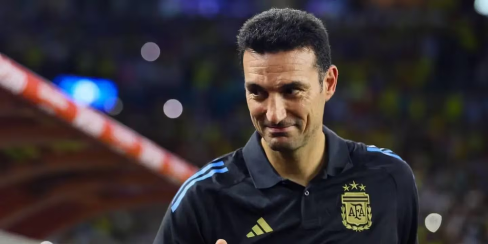 Lionel Scaloni, DT de Argentina.