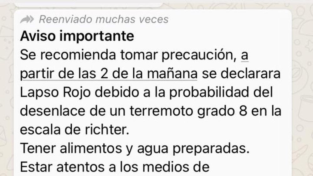 Desmienten un mensaje viral del INPRES