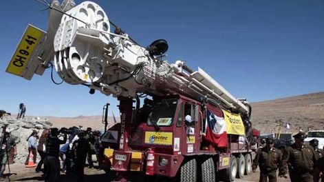 Al centro de la tierra: 268 metros más cerca de los mineros