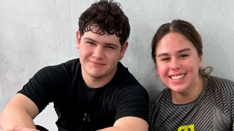 Verónica Agustina Ponso (18) y Joaquín Esteban Giménez (17). (Clarín)