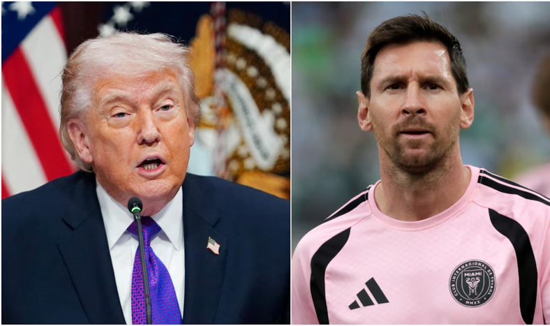 Donald Trump recibirá a Lionel Messi.