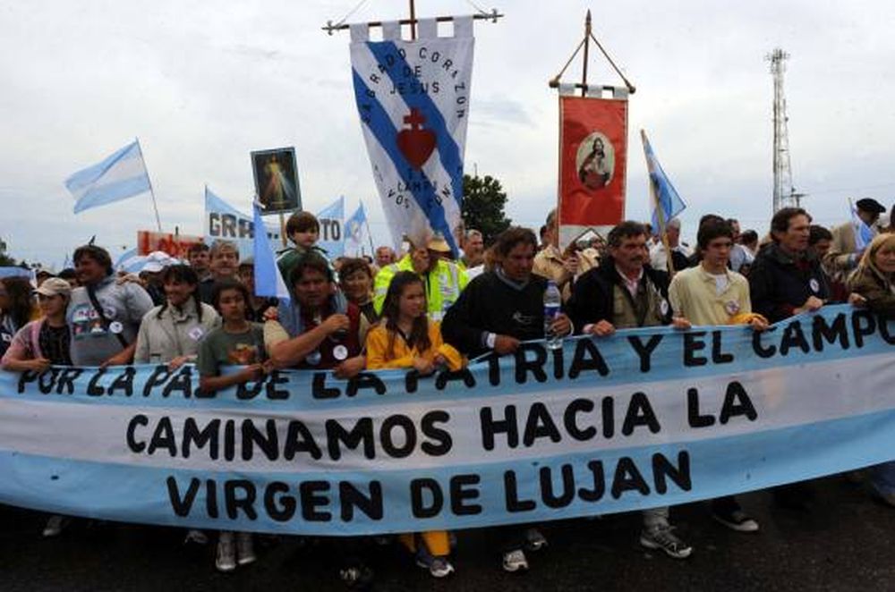 Bronca ruralista tras una marcha de 11 días hasta Luján