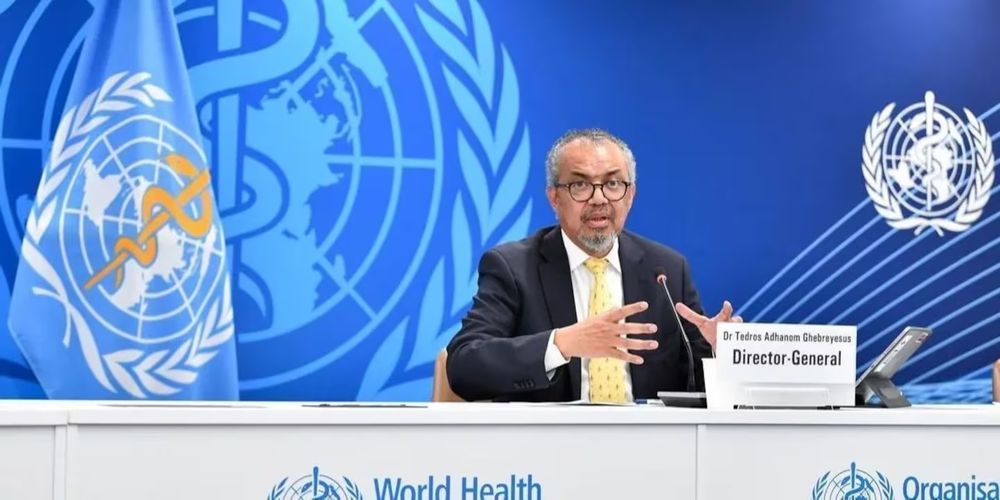 Director general de la Organización Mundial de la Salud, Tedros Adhanom Ghebreyesus.
