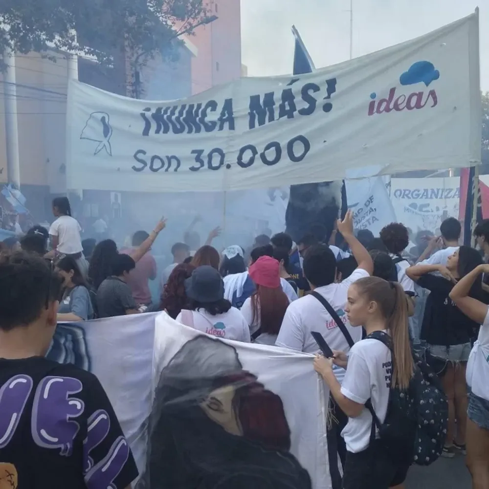 A 48 años del último golpe militar: la marcha en San Juan apuntó contra el gobierno nacional