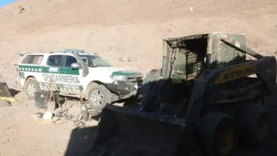 El reciente antecedente de contrabandistas chilenos de oro en el cerro Zancarrón