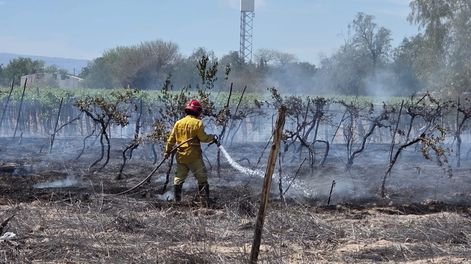 Incendio Santa Lucía.