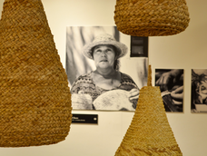 Exposición de artistas plásticos calingastinos denominada “Itinerarios del arte”, realizada en el Centro Cultural de Barreal.